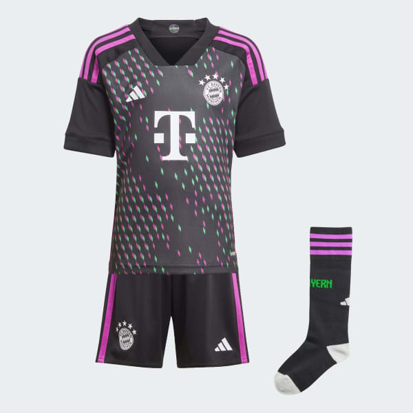 Black FC Bayern 23/24 Away Mini Kit