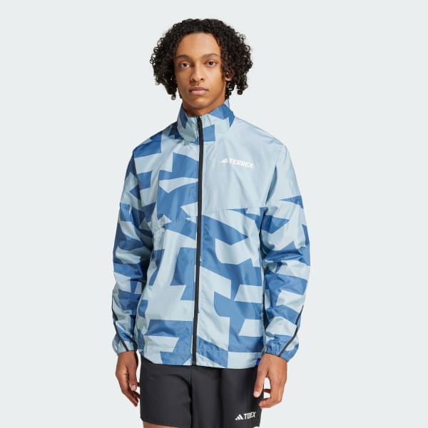 Grey Terrex Multi Printed Wind Jacket