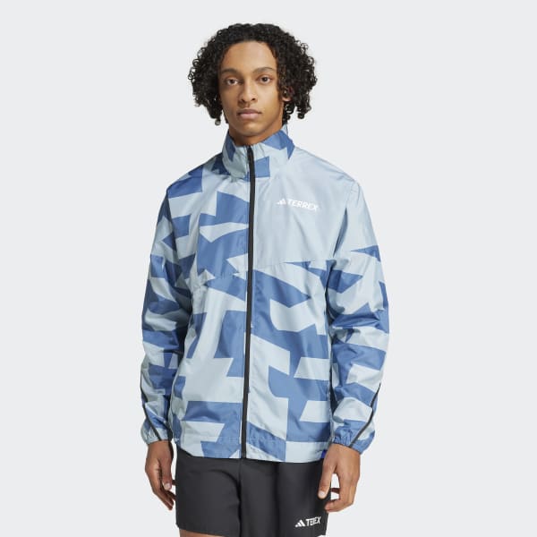 adidas Terrex Multi Printed Wind Jacket - Green | adidas