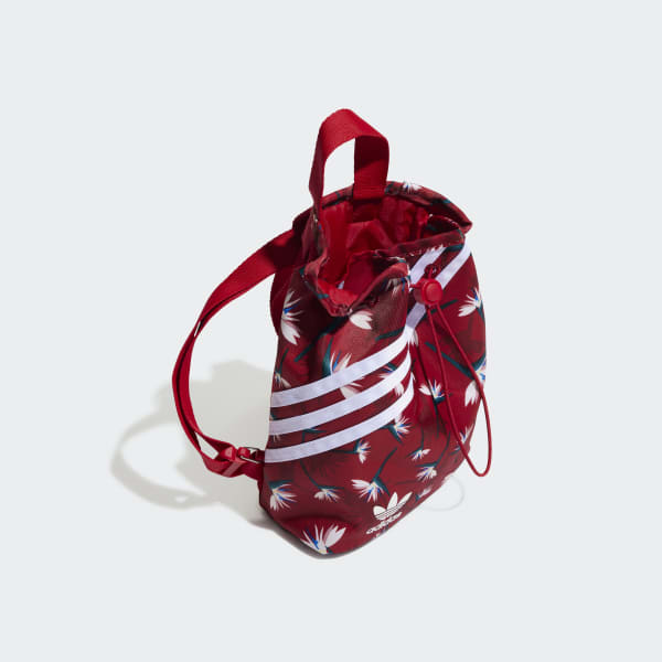 Red Thebe Magugu Mini Bucket Backpack