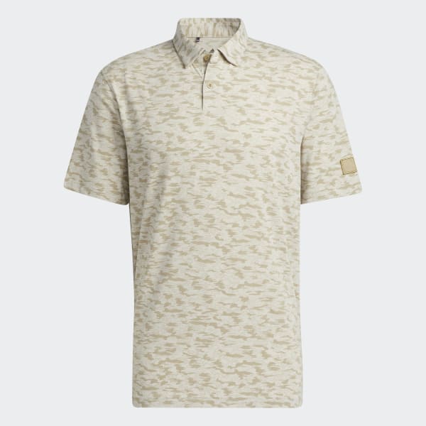 Bezowy Go-To Camo-Print Polo Shirt