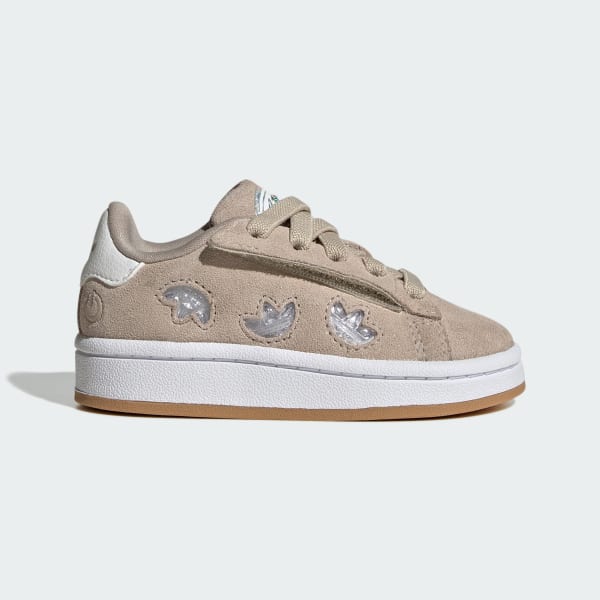 Beige TENIS CAMPUS 00s LUCES LED CON AGUJETAS ELÁSTICAS Y TIRA AJUSTABLE