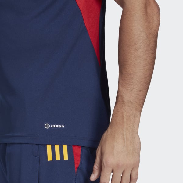 modrá Dres Spain Tiro 23 Sleeveless CA710