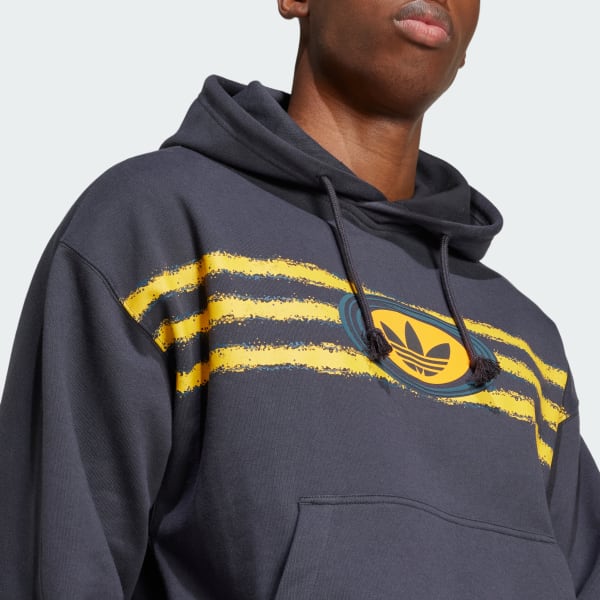 Adidas originals yellow hoodie top