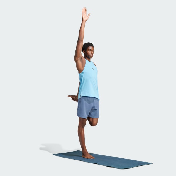 Blue Yoga Training Shorts