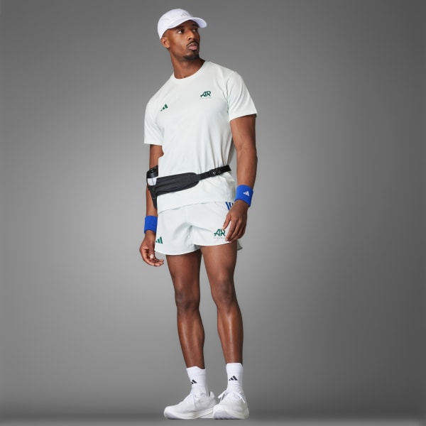 สีเขียว เสื้อยืด Runners