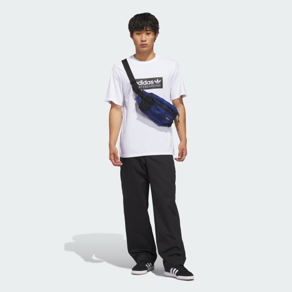 Blanco Playera Skateboarding Logo