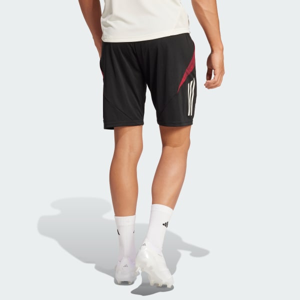 Black Manchester United Tiro 24 Training Shorts