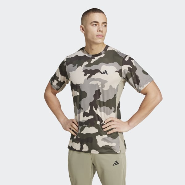 adidas Train Essentials Camo Training Pants Green adidas Thailand