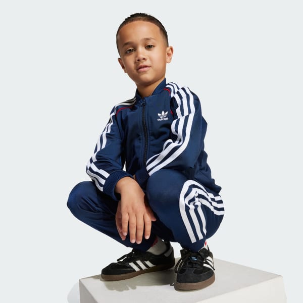 modrá Sportovní souprava Adicolor SST Kids