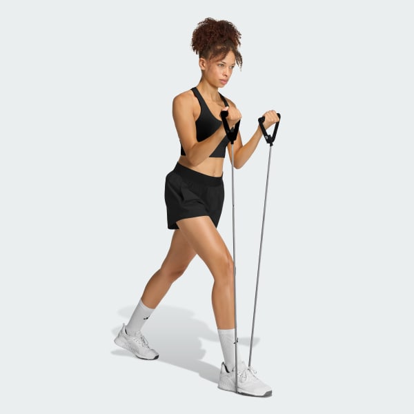 noir Short toile Pacer Workout Flex