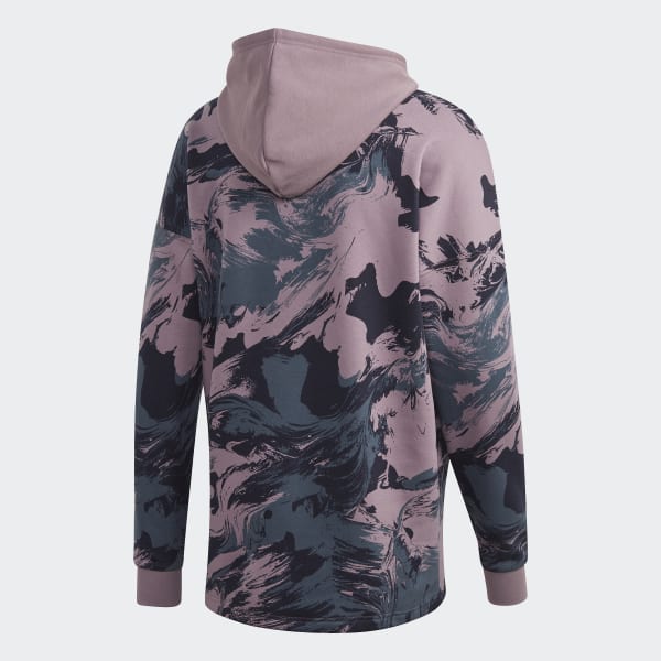 adidas id allover print hoodie