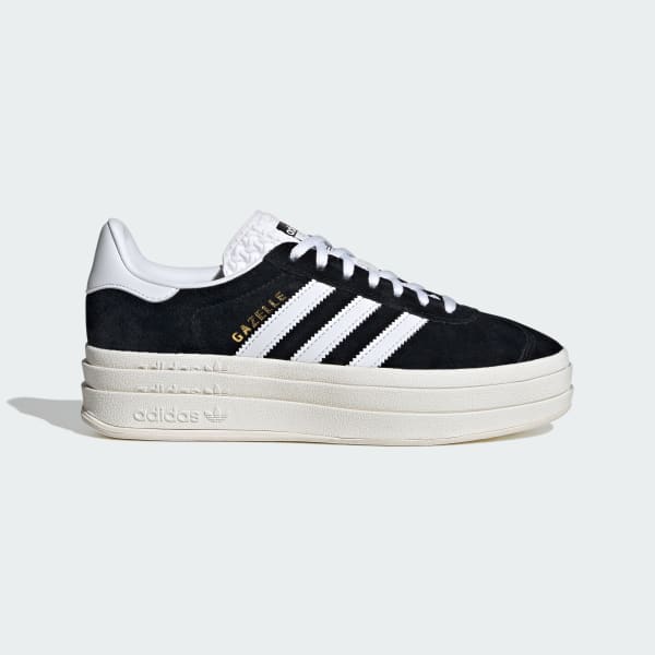 Hitam Sepatu Gazelle Bold