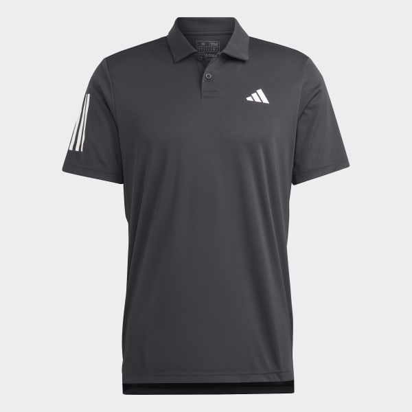 Sort Club 3-Stripes Tennis polotrøje