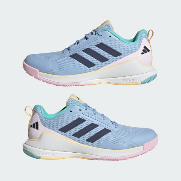 adidas Novaflight 2 Indoor Sneakers - Blue | Free Shipping with