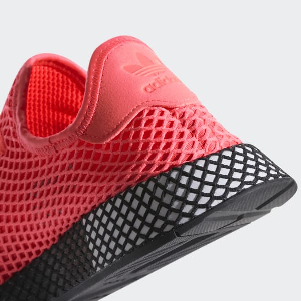 adidas deerupt red and black