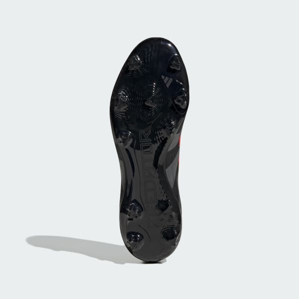 Svart Predator League Laceless Firm/Multi-Ground Fotbollsskor