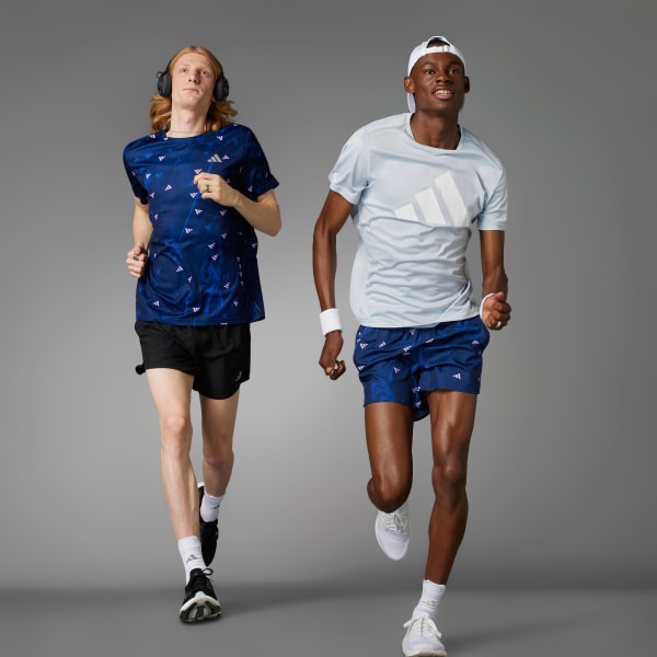 Azul Remera Run It Brand Love