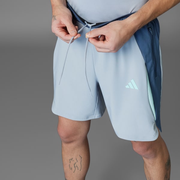 adidas Tech Apparel Colorblock Shorts - Grey | Free Shipping