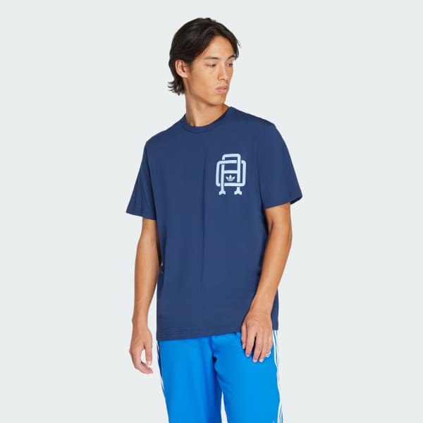Mau-xanh-da-troi Áo Thun adidas Originals