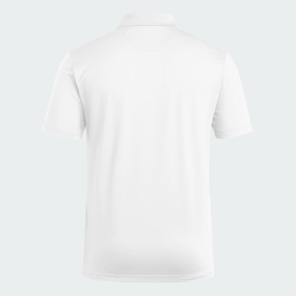 White Indiana Ultimate365 Ottoman Stripe Polo Shirt