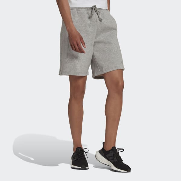 adidas ALL SZN Fleece Shorts - Grey | Women's Training | adidas US