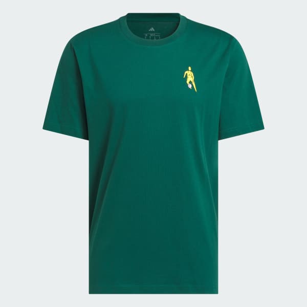 Verde Polera Hoops For All Estampada