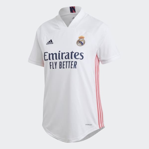 Blanco Camiseta Local Real Madrid 20/21 IHW17