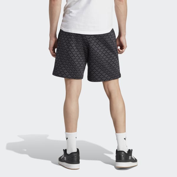 adidas Originals GRAPHICS MONOGRAM - Shorts - black 