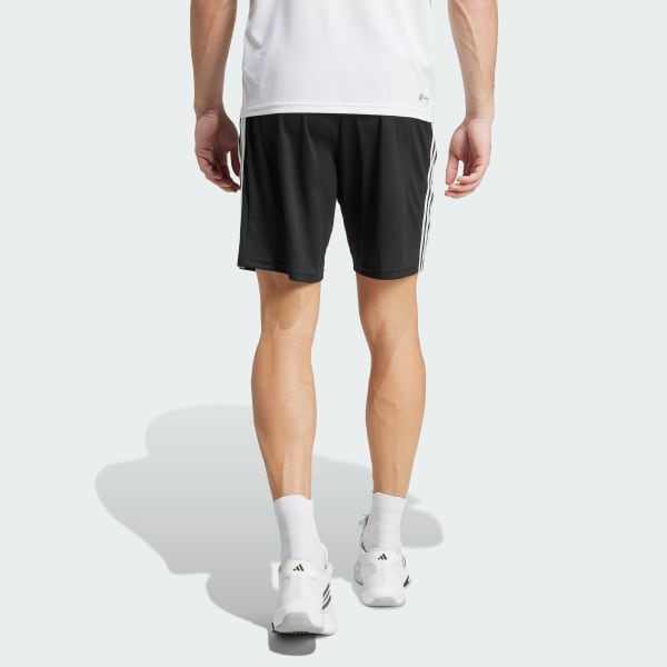 Negro Shorts de Entrenamiento Train Essentials Piqué 3 Tiras