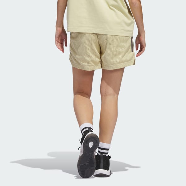 adidas Select 3 Stripes Basketball Shorts Beige adidas India