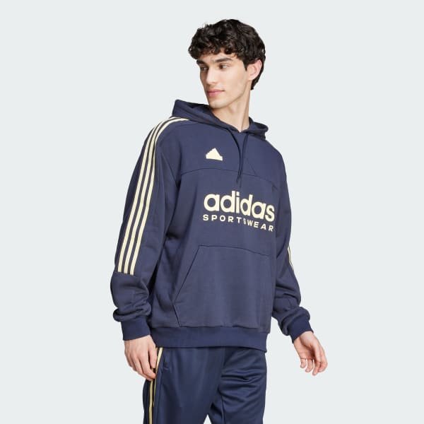 Μπλε House of Tiro French Terry Hoodie