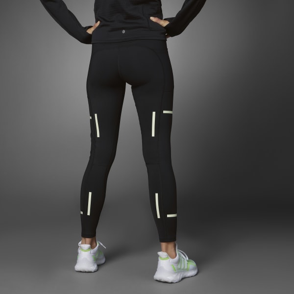 Preto Leggings de Running Reflect At Night X-City Fast Impact