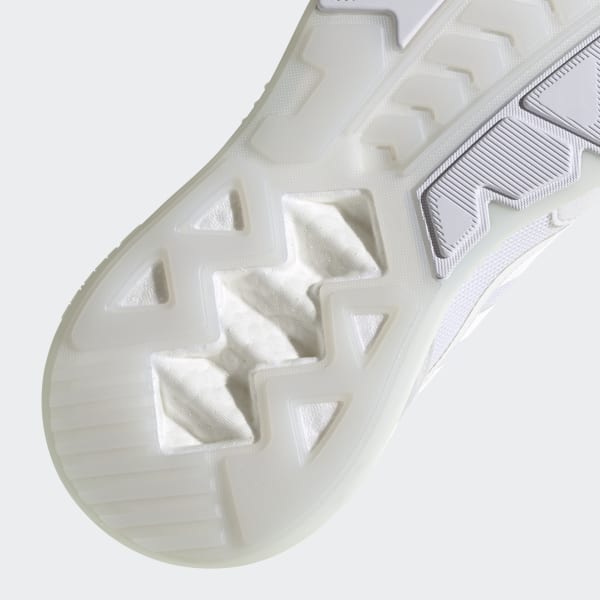 White ZX 5K BOOST Shoes LKI53