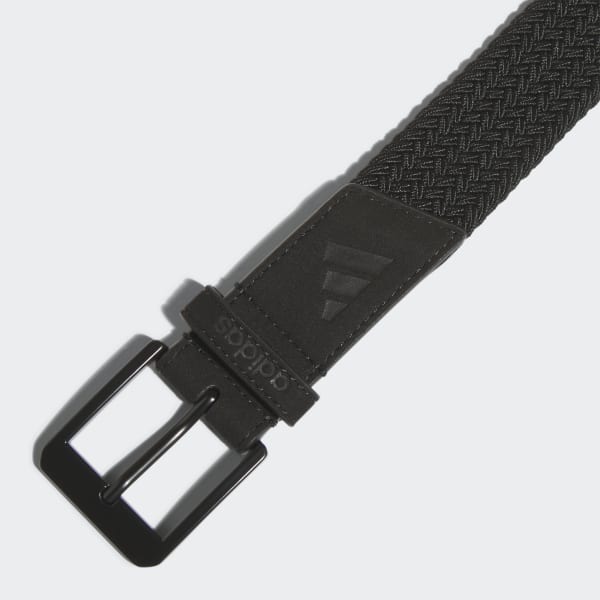 Men’s Stretchy Braided Golf Belt - Black