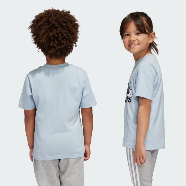 Blue Positivity Table Graphic Tee