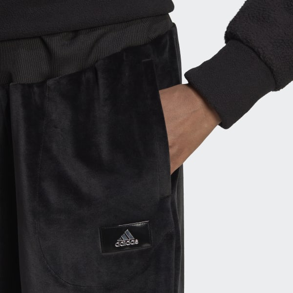Zwart Holidayz Cozy Velour Joggingbroek TB405