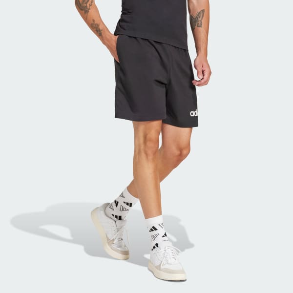 Negro Shorts Essentials Linear Single Jersey