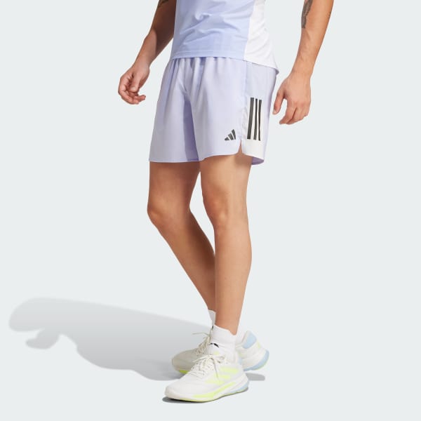 Purple Own the Run CLIMACOOL Colorblock Shorts