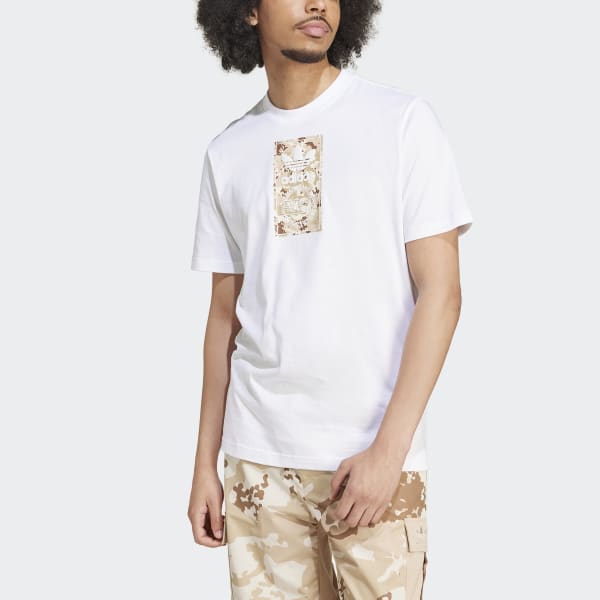 adidas Camo Label Tee - White | adidas India