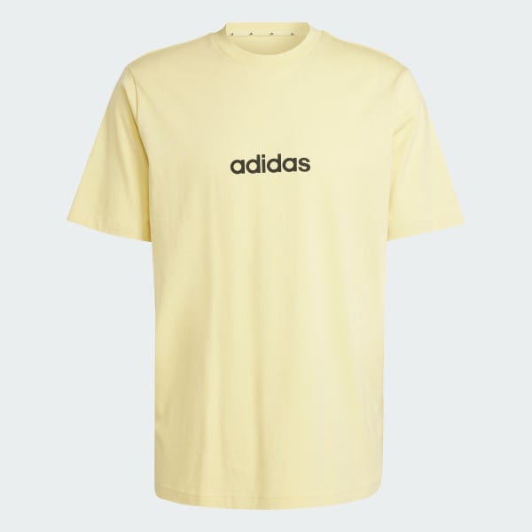 Κίτρινο Essentials Linear Single Jersey Tee