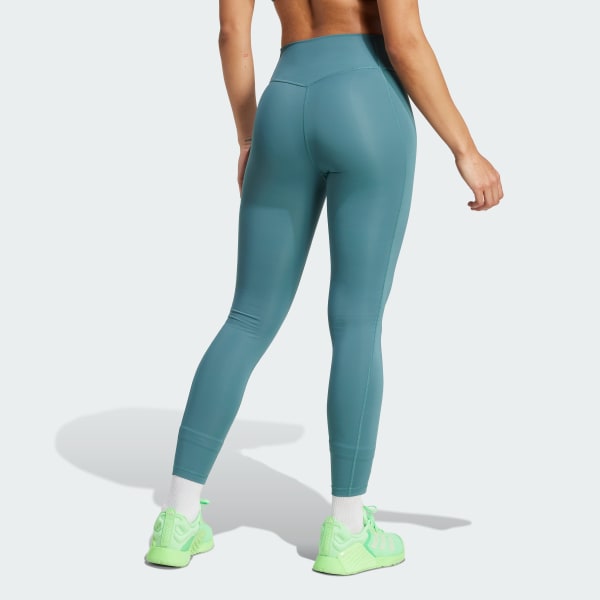 Green Optime Stash 7/8 Leggings