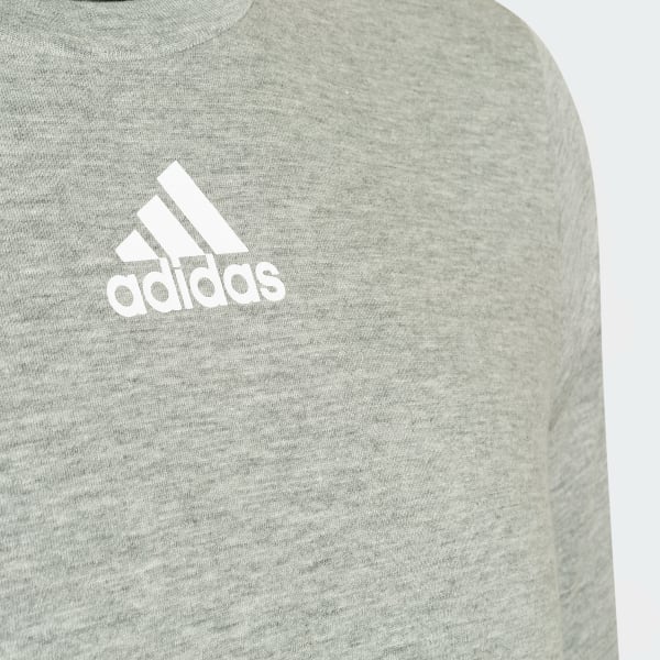 Gris Polera Logo Pequeño