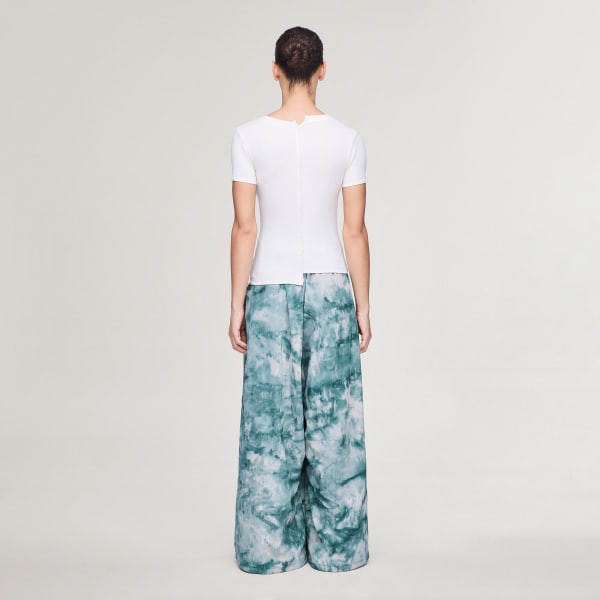 blanc T-SHIRT AJUSTÉ DIP DYE Y-3