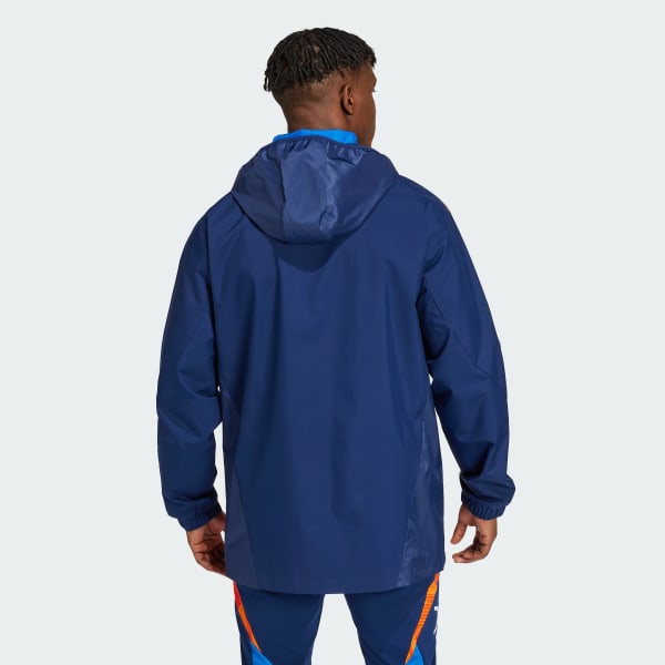Blauw Juventus Tiro 24 Competition All-Weather Jack