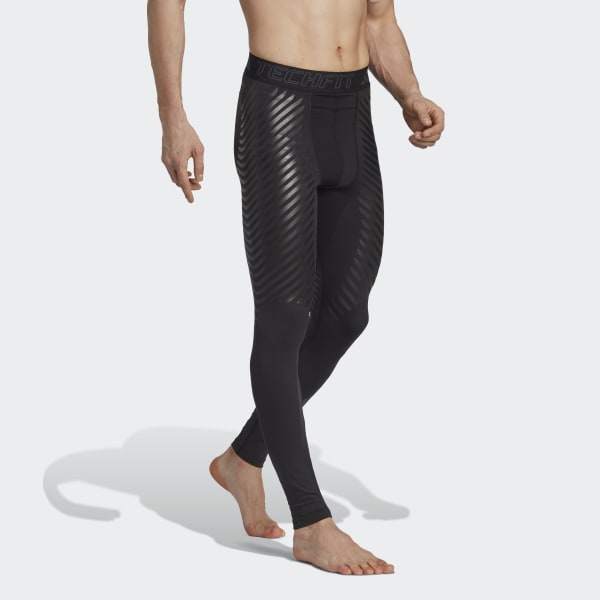 Czerń Techfit Control x RHEON™ Full-Length Leggings