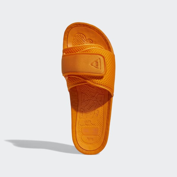 adidas flip flops orange