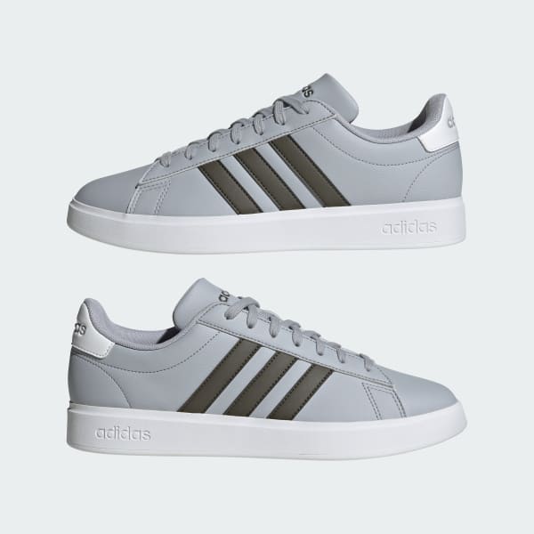 adidas Grand Court Cloudfoam Comfort Ayakkab Gri adidas Turkiye