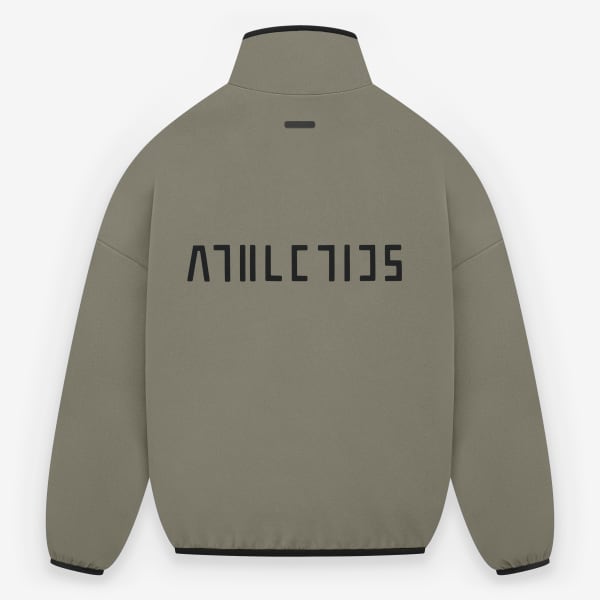 Brown Fear of God Athletics Suede Fleece 1/2-Zip Sweatshirt