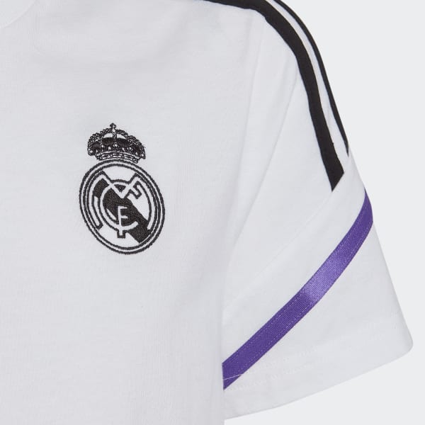 Weiss Real Madrid Condivo 22 Training T-Shirt QD625